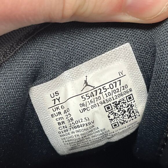 Nike Air Jordan 1 Mid Hyper Royal Blue Black Shoes Women’s 8.5 (7Y) 554725-077 - Picture 8 of 8